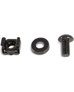 CyberPower CRA60001 M6 Cage Nut and Screw Hardware Kit Cases, Black