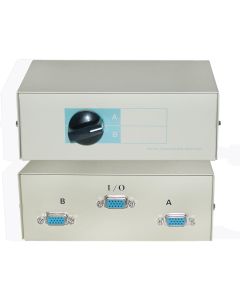 AB 2 Way Switch Box, HD15 (VGA) Female