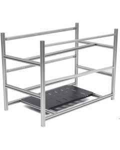 14 GPU Stackable Open Air Mining Rig Frame Miner Case for ETC BTH Computer Mining Case GPU Frame Server Chassis Aluminum Alloy