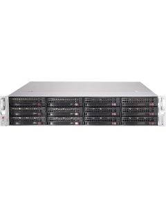 Supermicro Rack-mountable - 2U - SATA/SAS - hot-swap 740 Watt - Black